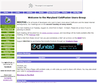 Tablet Screenshot of mdcfug.org